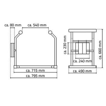WC-Aufstehhilfe Sam, mobil